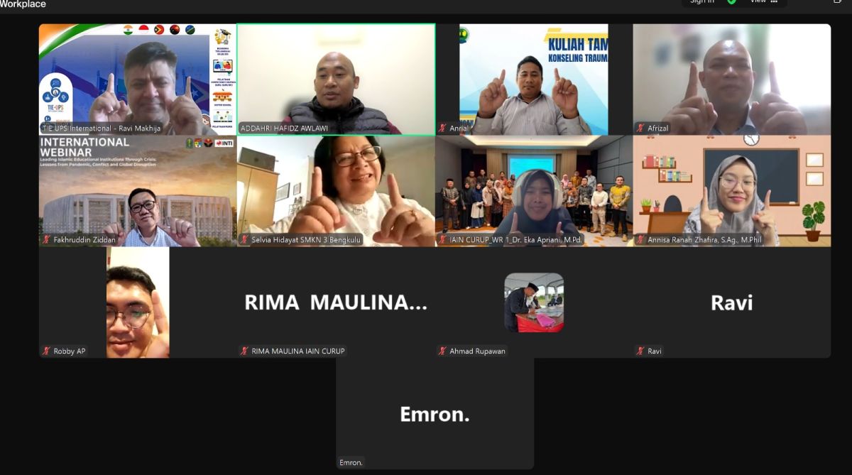 BPI FUAD IAIN Curup dan Universitas Mawardi India Bahas Peluang Kolaborasi Internasional