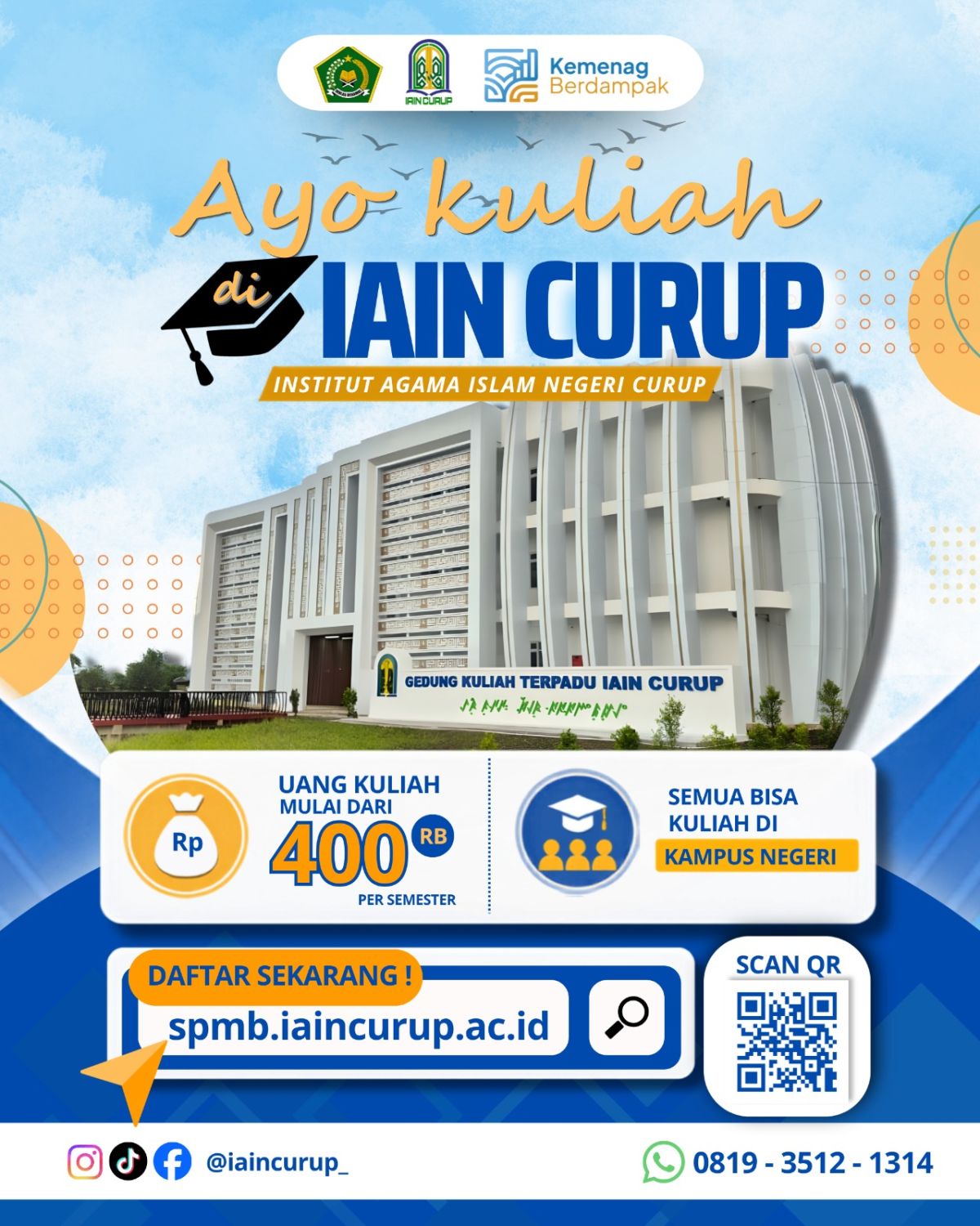 Ayo Kuliah di Prodi IAT IAIN Curup
